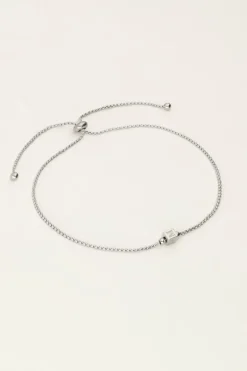 Minimalistische Armband Met Cube Initial