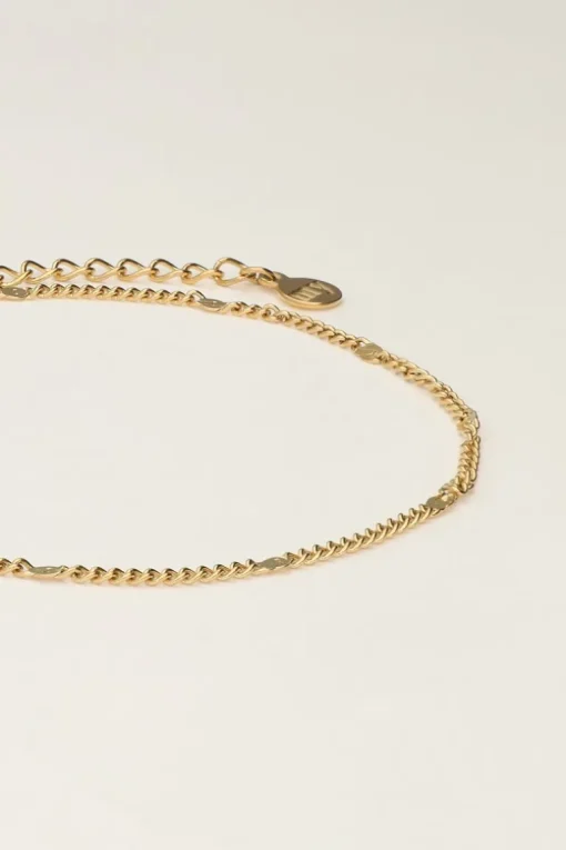 Minimalistische Armband Met Mini Schakels