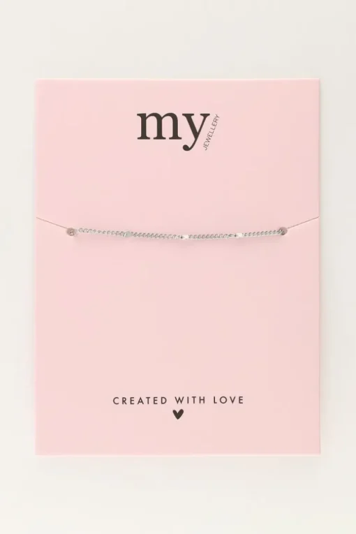Minimalistische Armband Met Mini Schakels