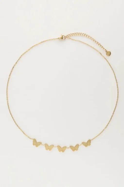 Minimalistische Ketting Met Vlinders