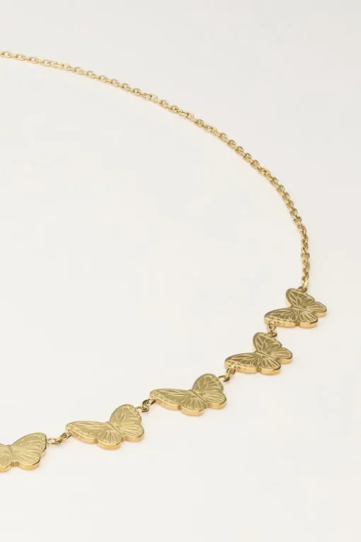 Minimalistische Ketting Met Vlinders