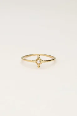 Minimalistische Ring Met Parel