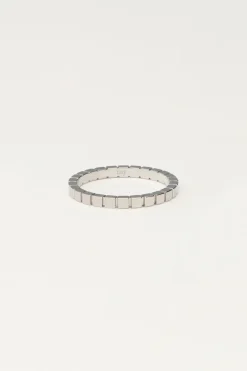 Minimalistische Ring Met Vierkantjes