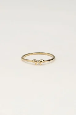 Minimalistische Ring Met Strik