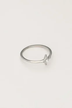Minimalistische Ring Met Parel