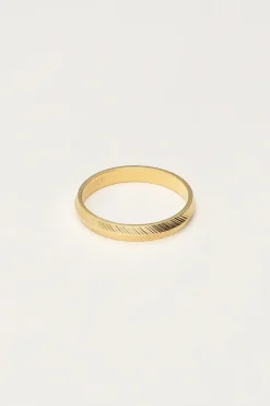 Minimalistische Ring Met Vissengraat