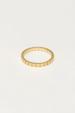 Minimalistische Ring Met Vierkantjes
