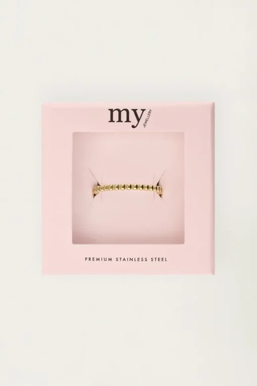 Minimalistische Ring Met Bolletjes
