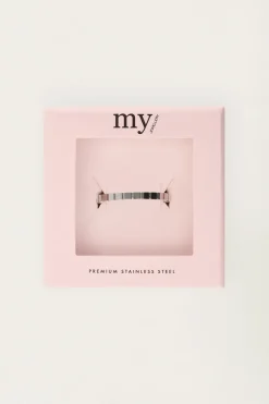 Minimalistische Ring Met Vierkantjes