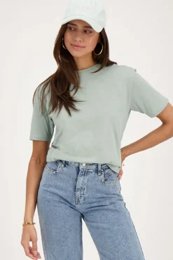 Mintgroen T-shirt C'est La Vie