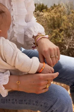 Moeder & Mini Armband Oranje