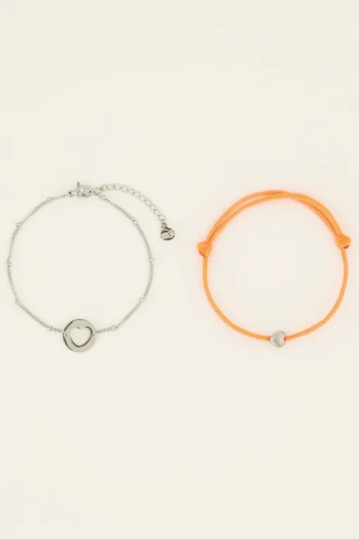 Moeder & Mini Armband Oranje