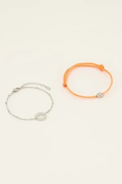 Moeder & Mini Armband Oranje