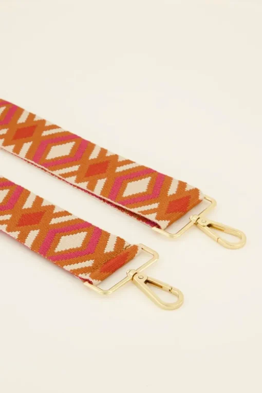 Multikleur Bag Strap Met Aztec Print