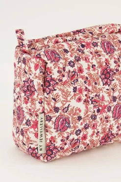 Multikleur Bloemenprint Toilettas Set