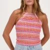 Multikleur Crochet Tanktop