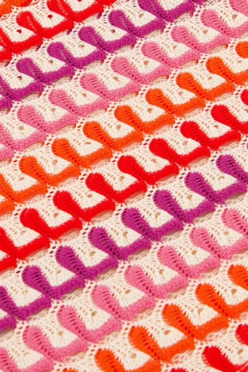 Multikleur Crochet Tanktop