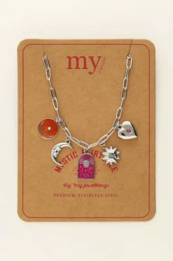 Mystic Ketting Met Verschillende Bedels
