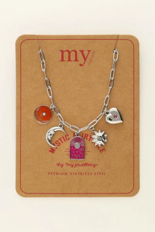 Mystic Ketting Met Verschillende Bedels
