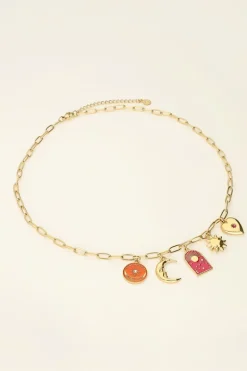 Mystic Ketting Met Verschillende Bedels