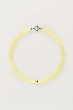 Ocean Armband Met Kleine Kraaltjes Geel