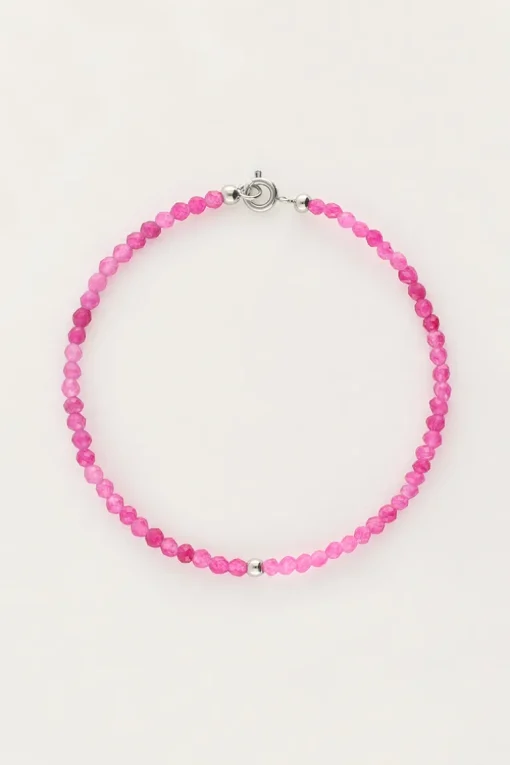 Ocean Armband Met Kleine Kraaltjes Roze