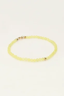Ocean Armband Met Kleine Kraaltjes Geel