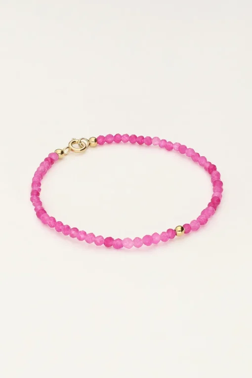 Ocean Armband Met Kleine Kraaltjes Roze