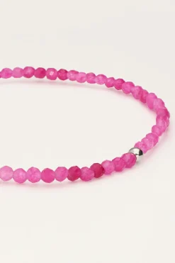 Ocean Armband Met Kleine Kraaltjes Roze