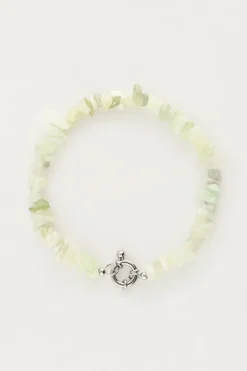 Ocean Armband Met Mintgroene Steentjes