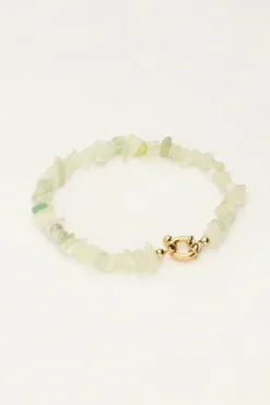 Ocean Armband Met Mintgroene Steentjes