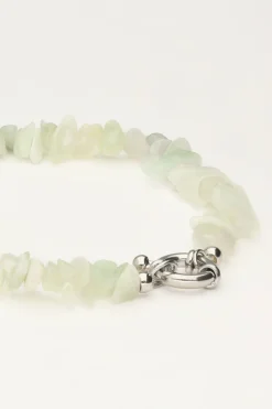 Ocean Armband Met Mintgroene Steentjes