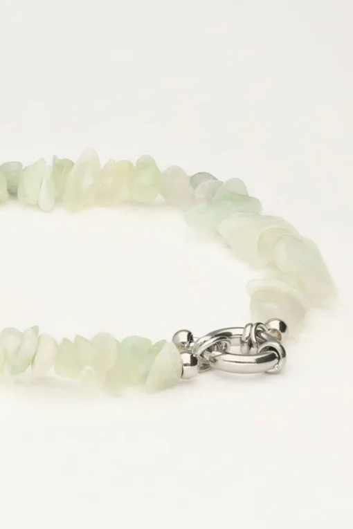 Ocean Armband Met Mintgroene Steentjes