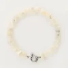 Ocean Armband Met Witte Steentjes