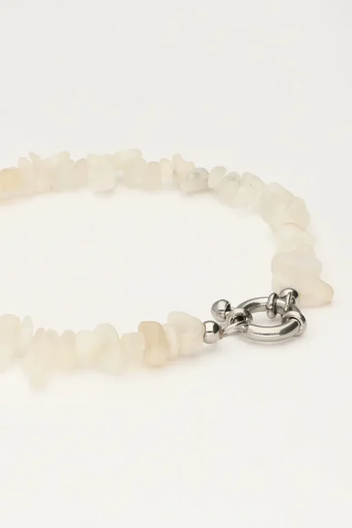 Ocean Armband Met Witte Steentjes