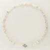 Ocean Ketting Met Witte Steentjes