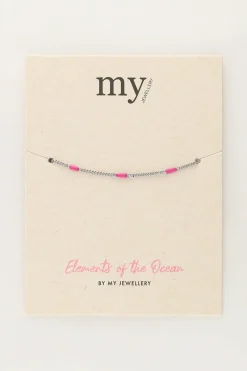 Ocean Minimalistische Armband Roze