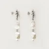 Ocean Oorhangers Met Zeester En Parels