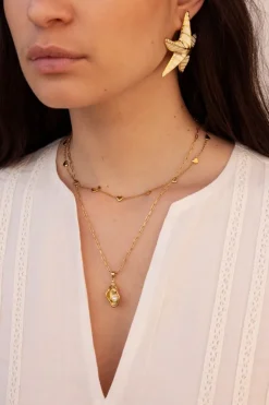 Ocean Schakelketting Met Wokkelschelp En Parel