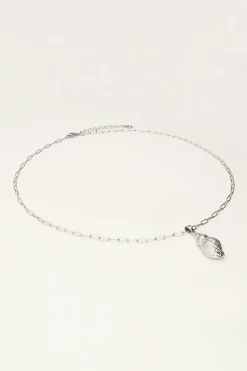 Ocean Schakelketting Met Wokkelschelp En Parel