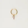 One Piece Oorring Met Kraaltjes