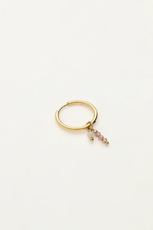 One Piece Oorring Met Kraaltjes