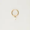 One Piece Oorring Met Parel