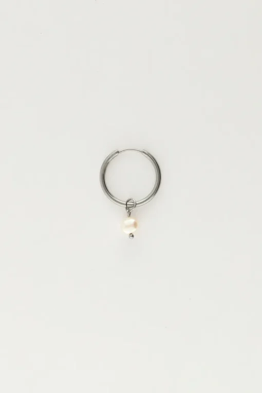 One Piece Oorring Met Parel