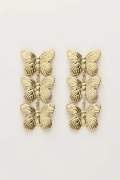 Oorhangers Met 3 Vlinders