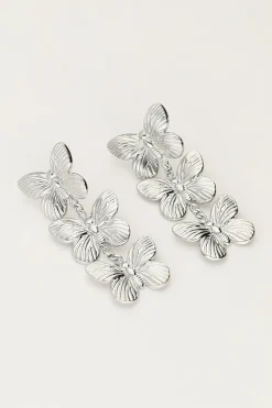 Oorhangers Met 3 Vlinders