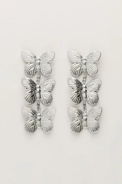 Oorhangers Met 3 Vlinders
