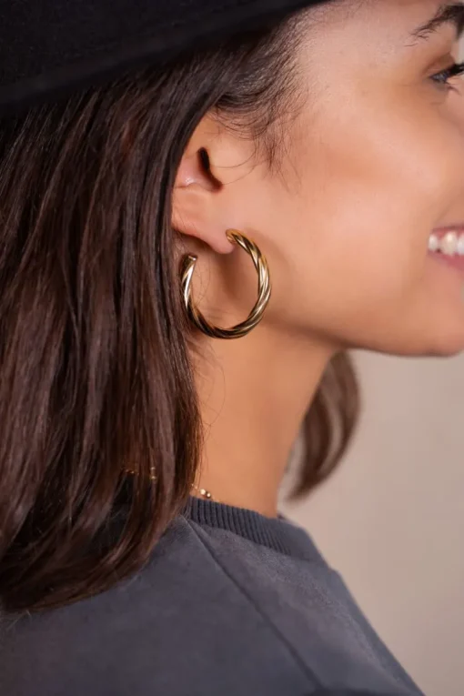 Oorhangers Met Chunky Twist