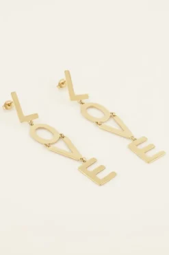 Oorhangers Met Love Letters
