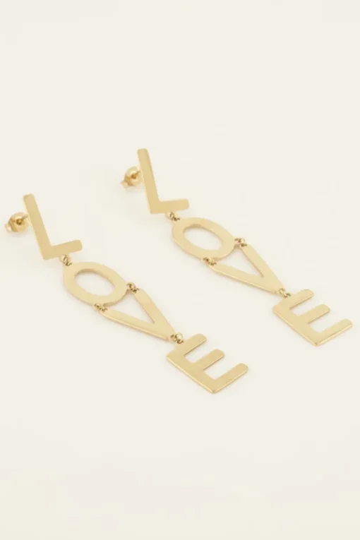 Oorhangers Met Love Letters